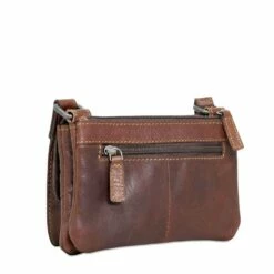 Jack Georges Voyager Floral Mini Crossbody Bag -US Suitcase Sales 2024 FL610brn lb qtr