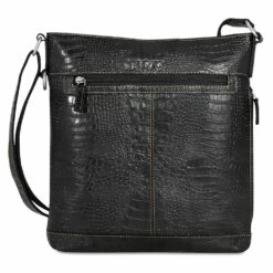 Jack Georges Hornback Croco Crossbody Bag