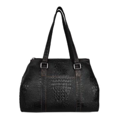 Jack Georges Hornback Croco Satchel Handbag