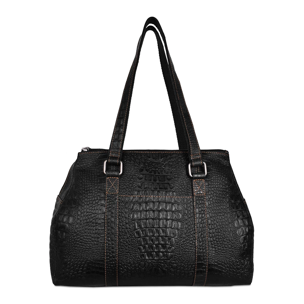 Jack Georges Hornback Croco Satchel Handbag 3 Jack Georges Hornback Croco Satchel Handbag