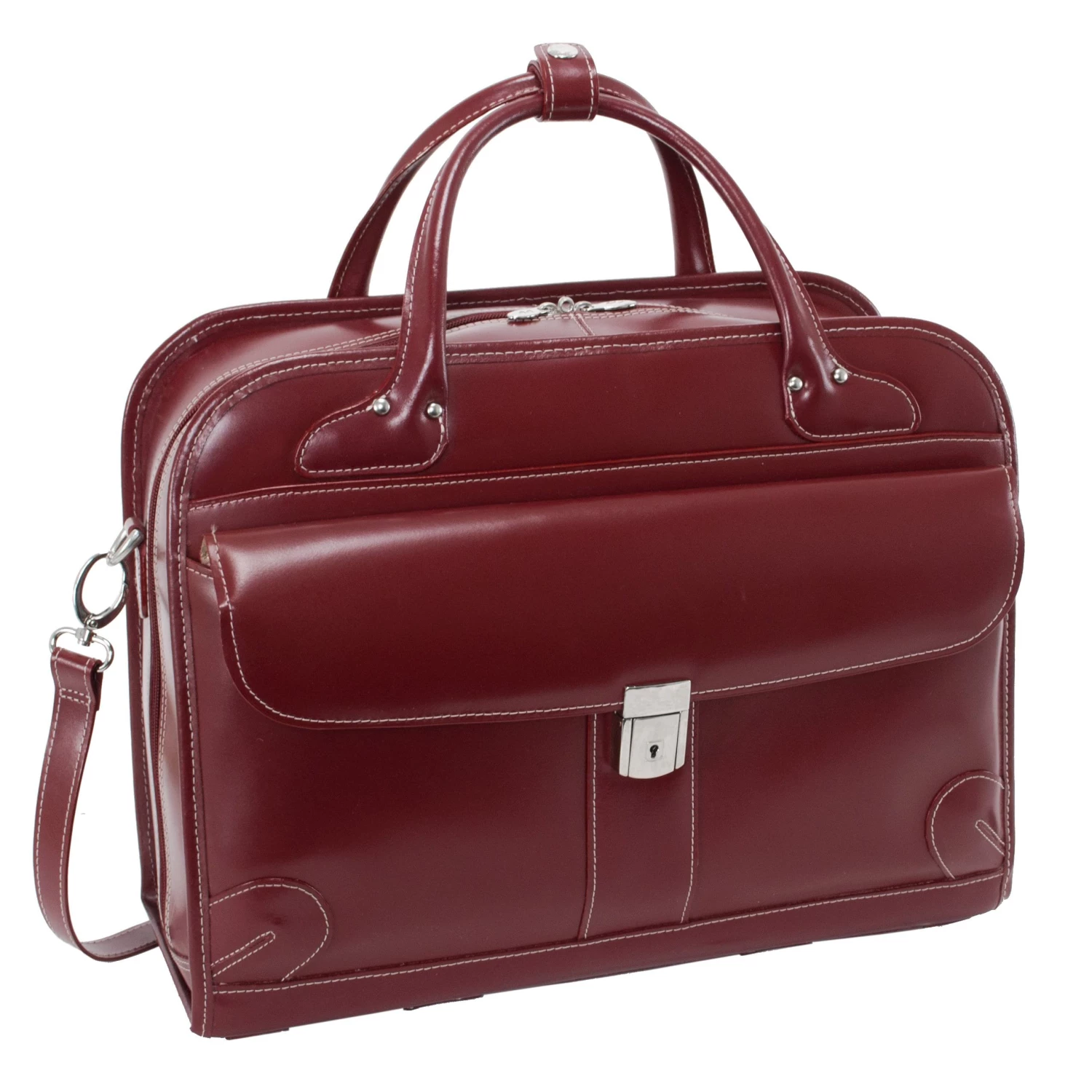 McKlein USA Lakewood Leather Fly Through Ladies Briefcase Assorted Colors 12 McKlein USA Lakewood Leather Fly Through Ladies Briefcase Assorted Colors - Image 10