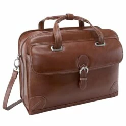 Siamod Carugetto 15.4" Leather Detachable Wheeled Laptop Briefcase -US Suitcase Sales 2024 Siamod Carugetto Leather Detachable Wheeled Laptop Case Cognac case