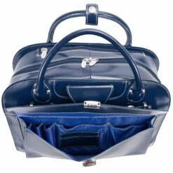 McKlein USA Edgebrook 15.4" Leather Wheeled Ladies Laptop Briefcase Assorted Colors -US Suitcase Sales 2024 VM078Buw