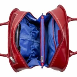 McKlein USA Uptown 15.4" Leather Vertical Wheeled Ladies' Laptop Briefcase -US Suitcase Sales 2024 Wi 9Q3mA