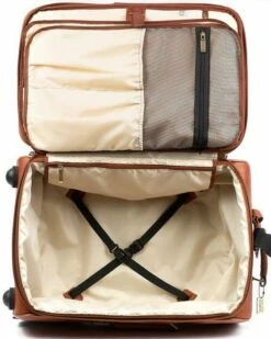 Claire Chase Classic 22" Pullman Assorted Colors -US Suitcase Sales 2024 cc230 classic pullman saddle interior 4