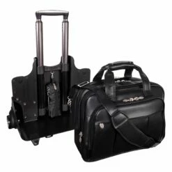 McKlein USA Damen 17" Leather Patented Detachable Wheeled Laptop Briefcase Assorted Colors -US Suitcase Sales 2024 ipzL5APQ