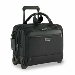 Briggs & Riley @work Medium 2-Wheel Expandable Brief Black -US Suitcase Sales 2024 kr420x 4e