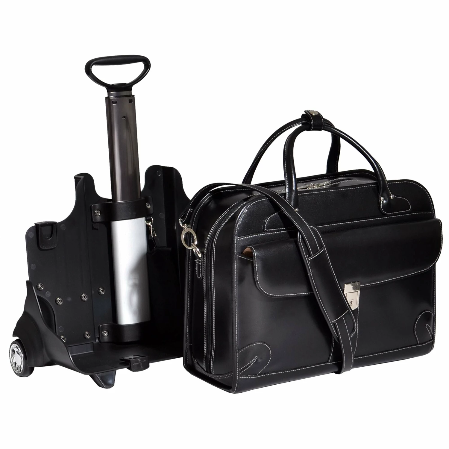 McKlein USA Lakewood Leather Fly Through Ladies Briefcase Assorted Colors 11 McKlein USA Lakewood Leather Fly Through Ladies Briefcase Assorted Colors - Image 9