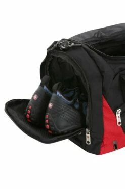 SWISSGEAR 1900 21" Duffel Bag - Black/Red -US Suitcase Sales 2024 sa2729 black red 22 duffle shoe pocket