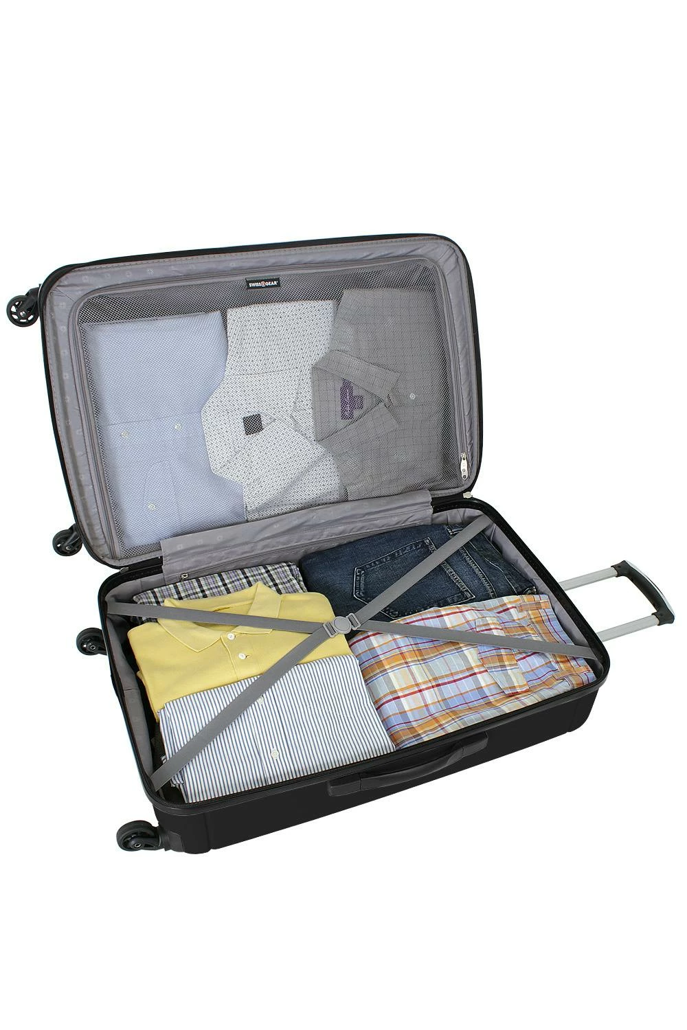 SWISSGEAR 6297 Expandable 3pc Hardside Spinner Luggage Set 6 SWISSGEAR 6297 Expandable 3pc Hardside Spinner Luggage Set - Image 4