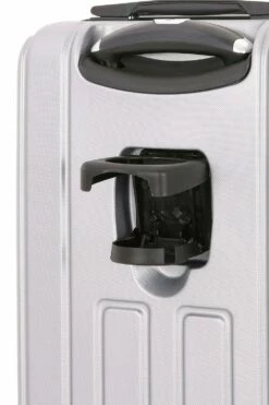 SWISSGEAR 6399 18” Expandable Hardside Spinner Luggage -US Suitcase Sales 2024 sa6399 silver 20 cupholder 2 3