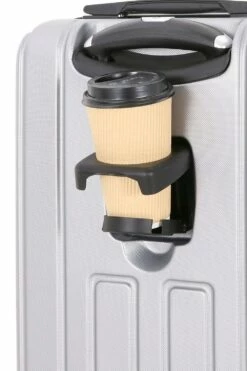 SWISSGEAR 6399 18” Expandable Hardside Spinner Luggage -US Suitcase Sales 2024 sa6399 silver 20 cupholder 3 3