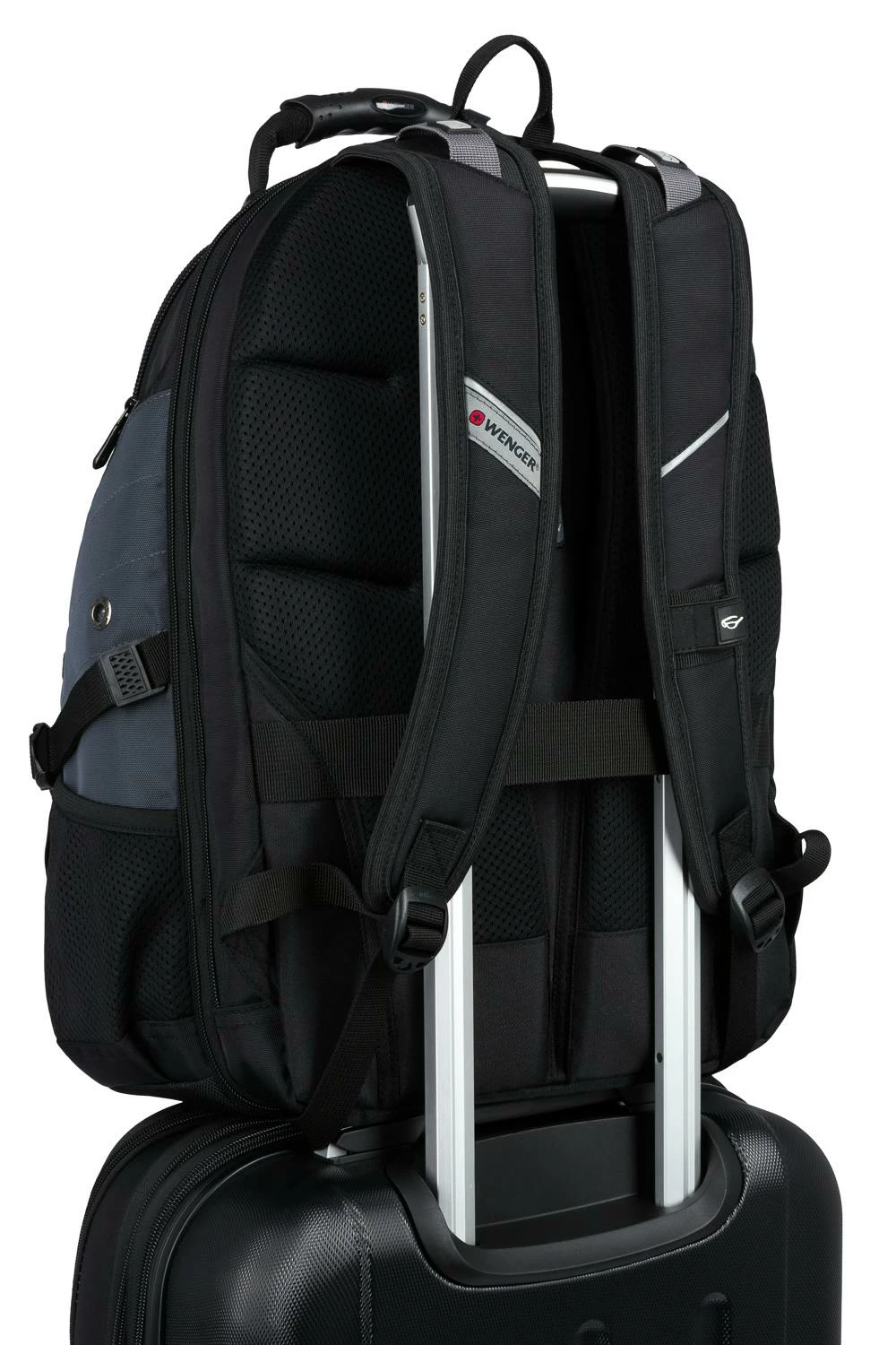 SWISSGEAR WENGER Legend ScanSmart Laptop Backpack - Black/Gray 6 SWISSGEAR WENGER Legend ScanSmart Laptop Backpack - Black/Gray - Image 4