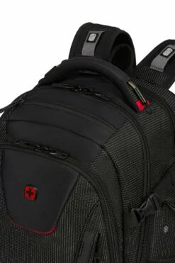 SWISSGEAR WENGER Commander USB ScanSmart Laptop Backpack - Dotted Black -US Suitcase Sales 2024 wg5358200418 05