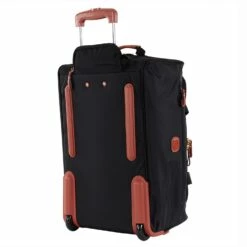 Bric's X Bag 21" Carry On Rolling Duffle Bag -US Suitcase Sales 2024 xbag 21 carry on rolling duffle bag black back