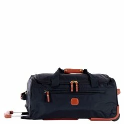 Bric's X Bag 21" Carry On Rolling Duffle Bag -US Suitcase Sales 2024 xbag 21 carry on rolling duffle bag navy front flat